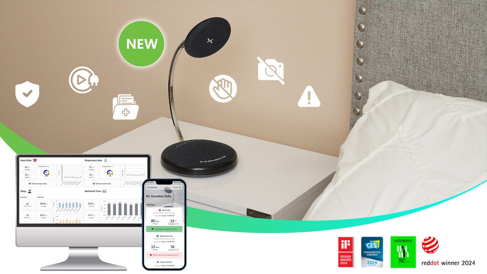 Bedside Vital signs Monitor |Guardforce